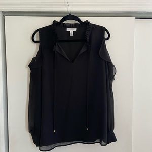 Calvin Klein Cold Shoulder Blouse